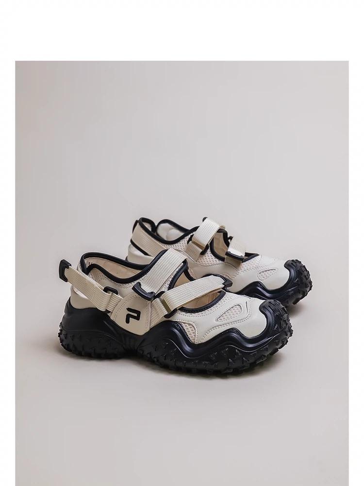 Clearance Price (non-refundable and Non-exchangeable) Mary Jane Ugly Cute Shoes Women's 2025 New Thick-soled Hollowed-out Breathable Sports Sandals