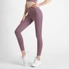 Womens High-Waisted Yoga Leggings With Side Mesh Pockets Stretchy Workout Pants Running Fitness