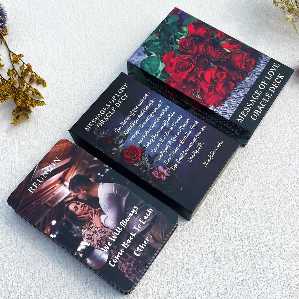 DPEHAKMK Love Message Oracle Cards Oracle Cards Love Romance Twin Flame Soulmate Message Beginner's