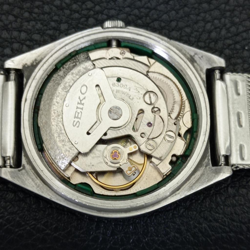 AUTOMATIC 6309A VINTAGE SEIKO 5 JAPAN MENS WHITE COLOR DIAL WATCH a701460-5 R206b-a701460