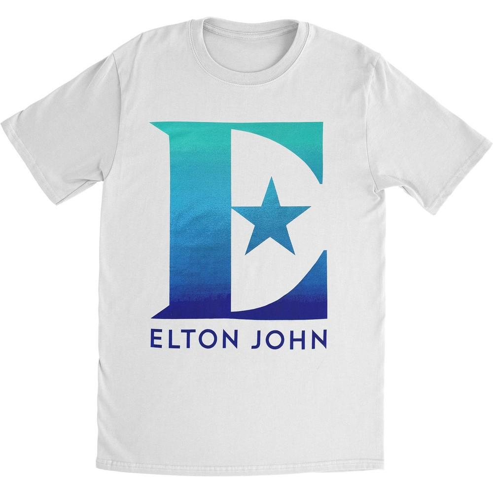 

Men s Elton John Farewell Yellow Brick Road 2018 Tour T-shirt X White L