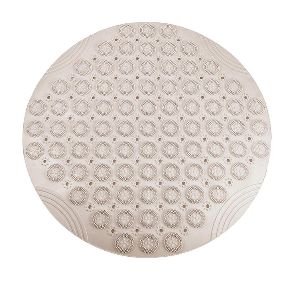 Round Bathroom Slip-Proof Shower Mat, Waterproof Floor Mats, Anti-Slip Bathtub Mats for Safe and Comfortable Bathing