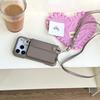 Wrist Strap Crossbody Ring Holder Magnetic Wallet Leather Case For iPhone 17 Pro Max 16 Plus 14 13 12 11 Long Lanyard Bag Cover