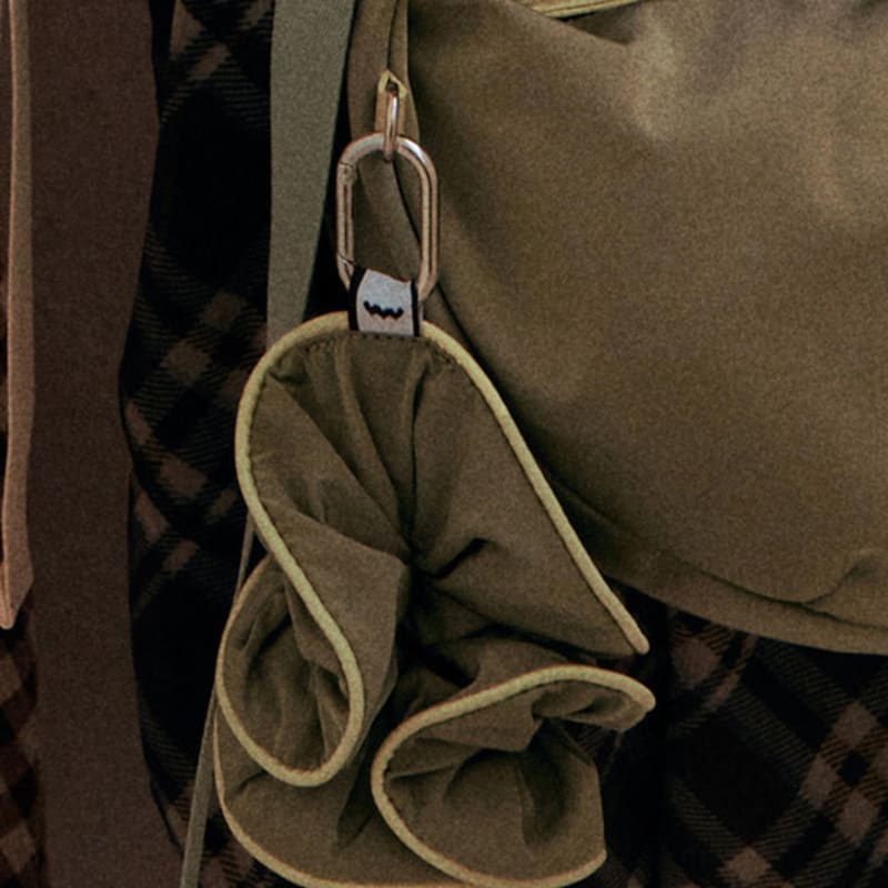 BBYB Noi Woven Scrunchie (Khaki)