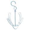 3PCS/1PC Hanging Shoe Hook Balcony Drying Shoe Rack Dormitory Balcony Hanging Shoe Rack Plastic Storage Rack