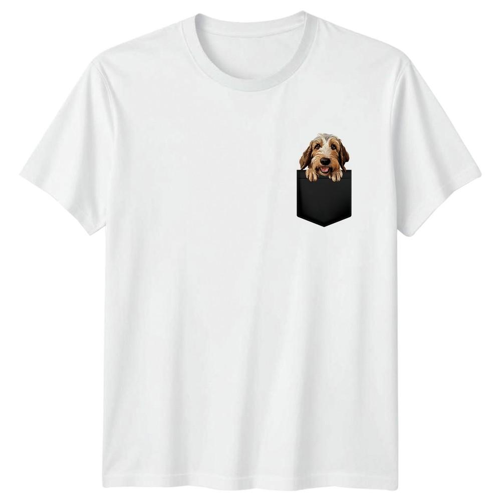 Dog In Pocket Dogs Animals Unisexs TShirt Unisexs Tee Graphic Unisex Top S