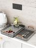 Modern Simple Fruit Plate and Draining Basket - Tray for Dried Fruit, Candy, and Food Storage