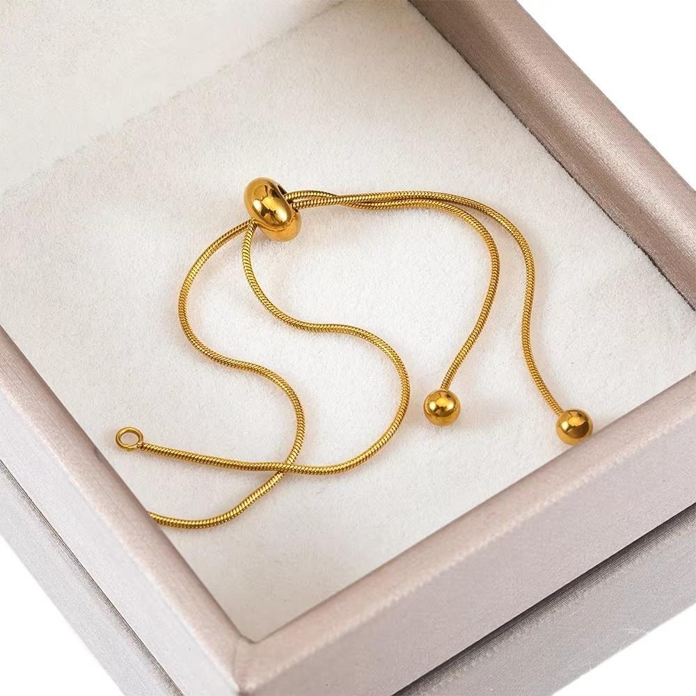 5Pcs Stainless Steel Extension Chains Gold Stainless Steel Chains  Jewelry Decoration