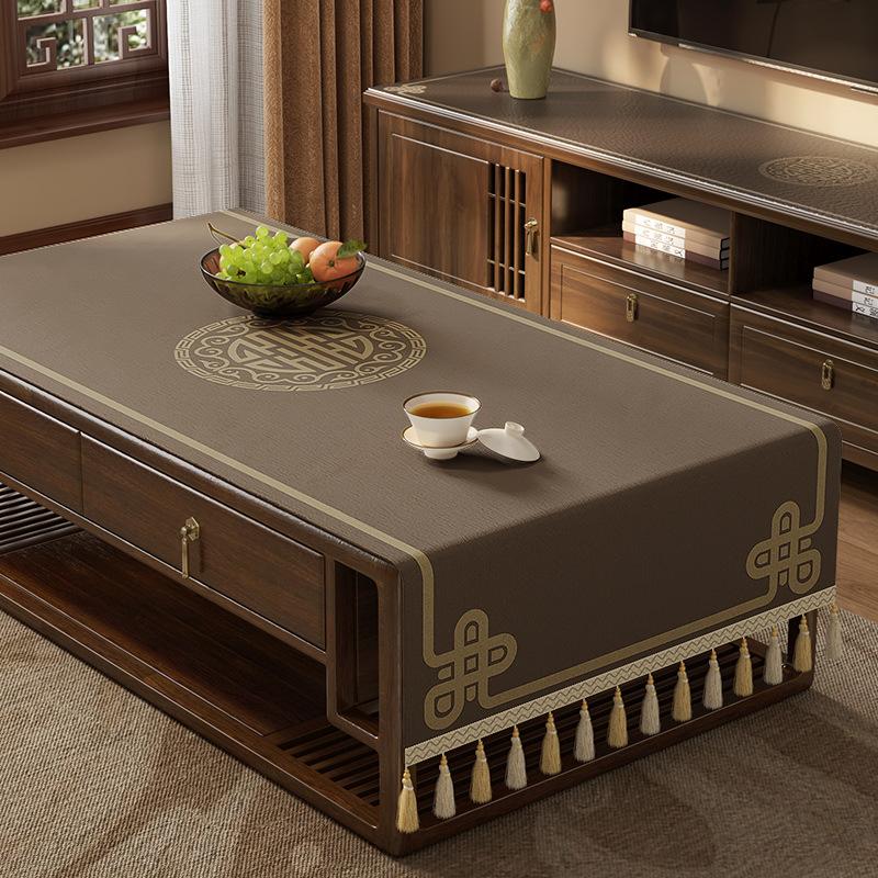 Coffee Table Tablecloth Living Room Light Luxury High-End Tv Cabinet Long Cover Cloth Dining Table Decorative Tablecloth