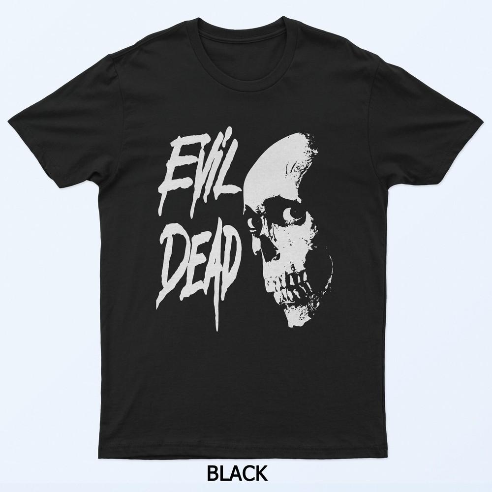 Evil Dead Horror Movie Skull Logo Classic Film Fan T-Shirt