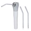 3 Way Air Water Spray Syringe Handpiece with 2 Nozzles Tips Tubes Aluminium Alloy for Dental Equipment