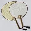 Circular Fan Double-Sided Japanese White Calligraphy Painting Craft Fan