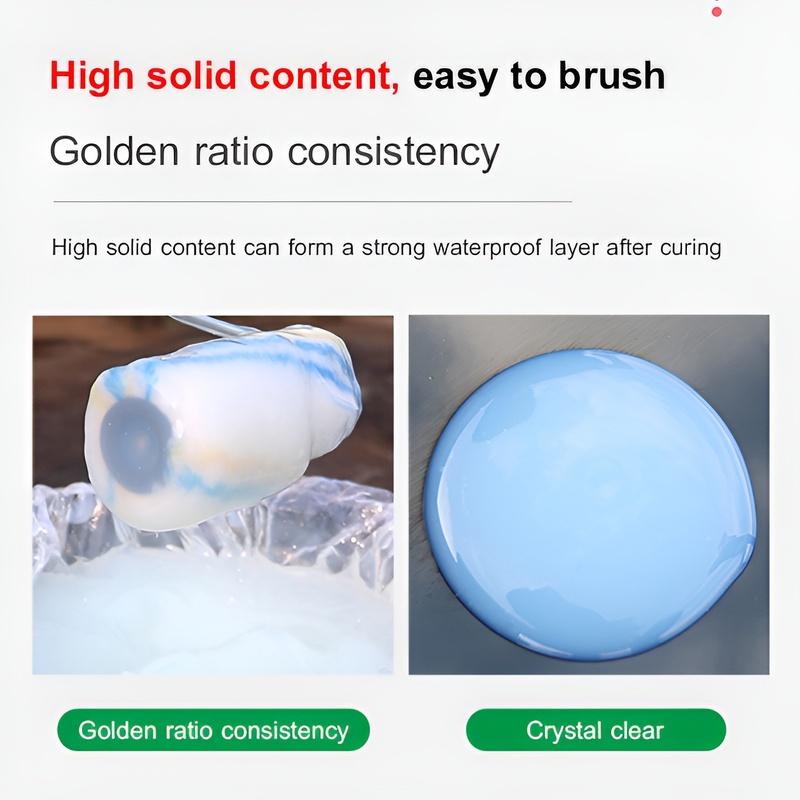 Transparent Waterproof Glue Penetrating Leak-Proof Coating High Efficiency Sealant for Walls Floor Bathroom Exterior Home Repair