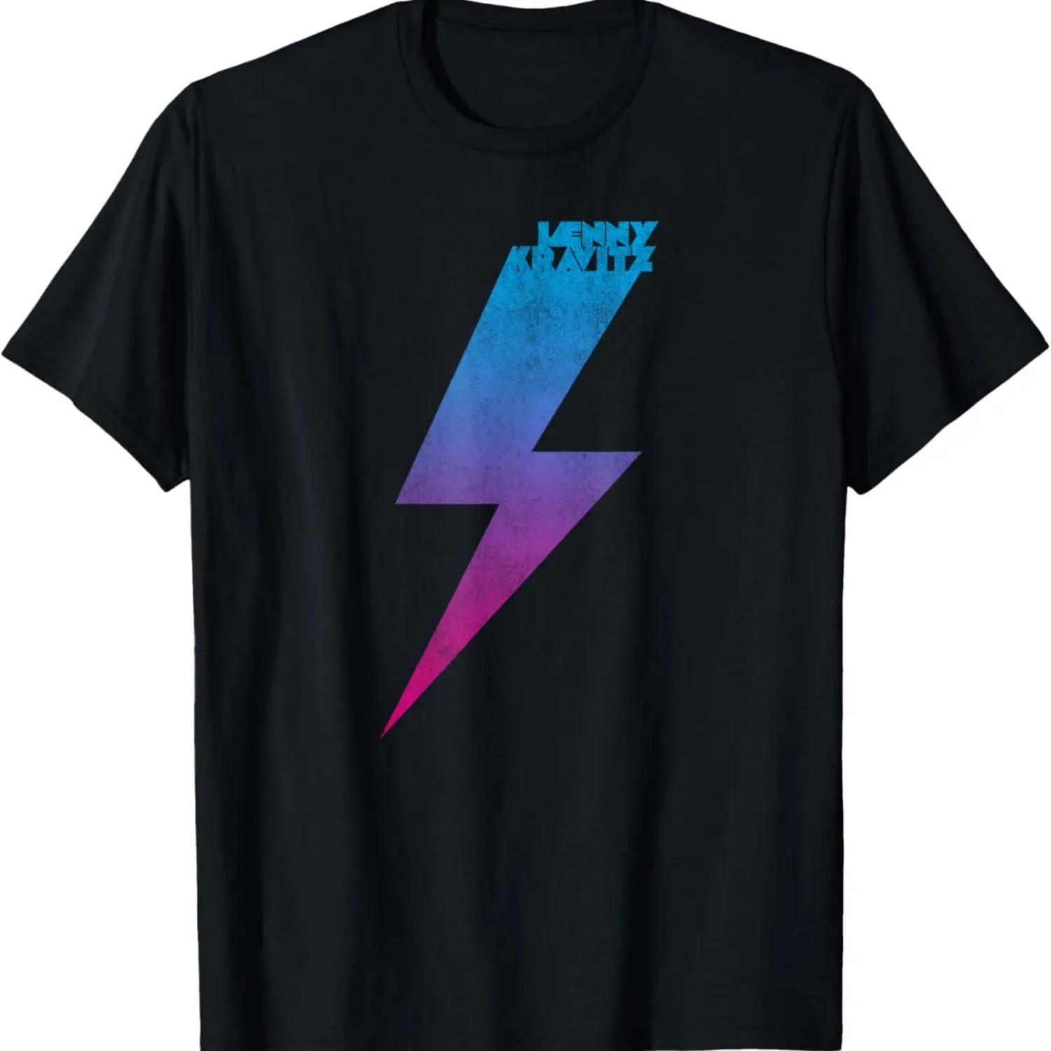 Lenny Kravitz - Blue Bolt Amazon Exclusive T-Shirt S чёрный