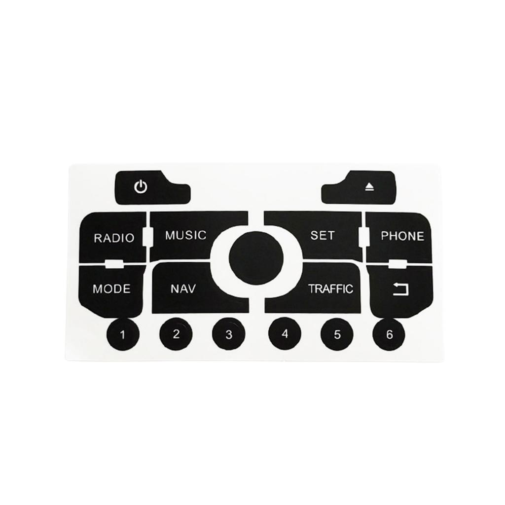 1 Set Car Stickers To Repair The Buttons On Your For 3008 For 308 For C5 For C3 Navigator Radio Interior Decals