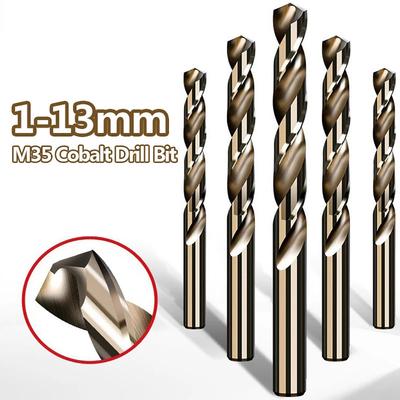M35 Kobalt-Bohrer, Bohrer-Set, Metallbearbeitung, geröstetes Gelb