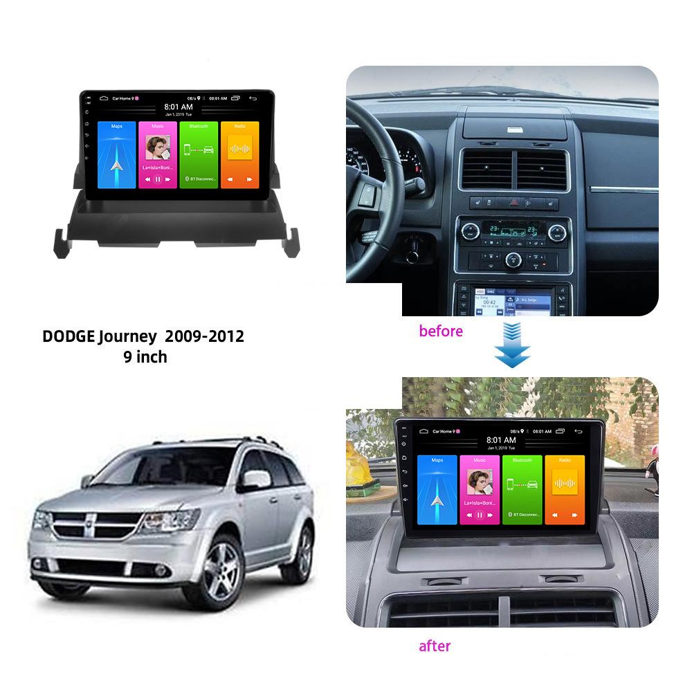 Car Radio Android Auto Carplay For Dodge Journey 2009-2012 Multimedia Player Head Unit Stereo GPS Navigation BT WIFI 2+32GB