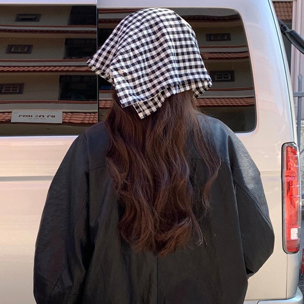 French Retro Sun Hat Quick Drying Peaked Cap Fashion Headscarf Hat for Women Spring and Summer