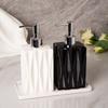 Ceramic Split Bottle Hotel Hand Sanitizer Press Bottle Lotion Shampoo Bath Press Bottle Soap Dispenser Bathroom Accessories