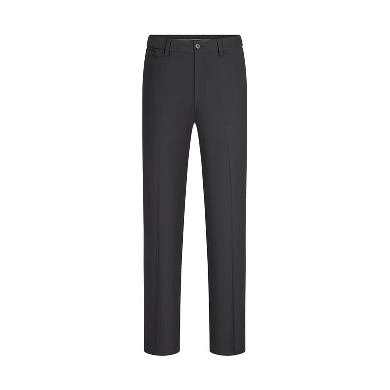 Men's Slim Fit Wool Blend Business Suit Trousers