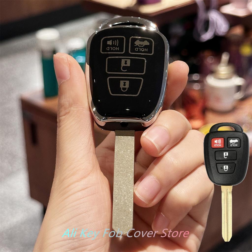 Key Fob Cover with Keychain Lanyard for Toyota Corolla 2014 2015 2016 2017 2018 2019 Camry 2014-2017 Tacoma 2016-2018