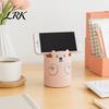 Cute Pen Organizer Bear 2-in-1 Holder & Phone Stand, Macaron Colors Desk Organizer, Large Surface Container Capacity Storage for Pens Makeup