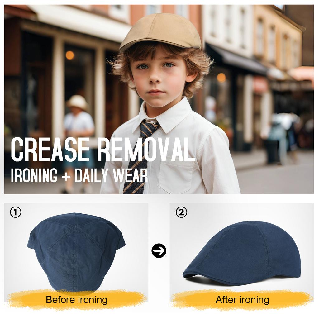Toddler Boy Cotton Newsboy Cap Kids Ivy Infant Child Beret Classic Flat Hat