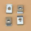 20Pcs Car Universal Speed Fasteners U Nuts Self Tapping Screw Spire Clip 6mm Hole Interior Door Trim Panels Clips Metal Rivets