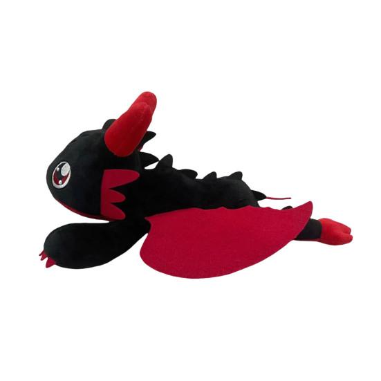 

Маленькая кукла летающий дракон Беззубик дракон плюшевая игрушка с присоской подвижные крылья мягкая игрушка для украшения автомобиля серый