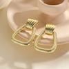 Best-selling Metal Wind Earrings Simple Temperament Exaggerated Earrings High Sense of Metal Earrings.