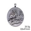 Big Owl Pendant Wings Charms For Forest Bird Theme DIY Bracelet Necklace Jewelry Making Supplies For