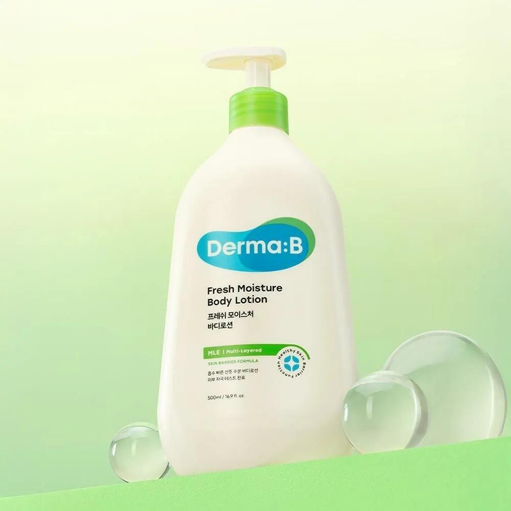Derma B Fresh Moisture Body Lotion 400ml X 2 (+ Body Lotion 20ml X 2)