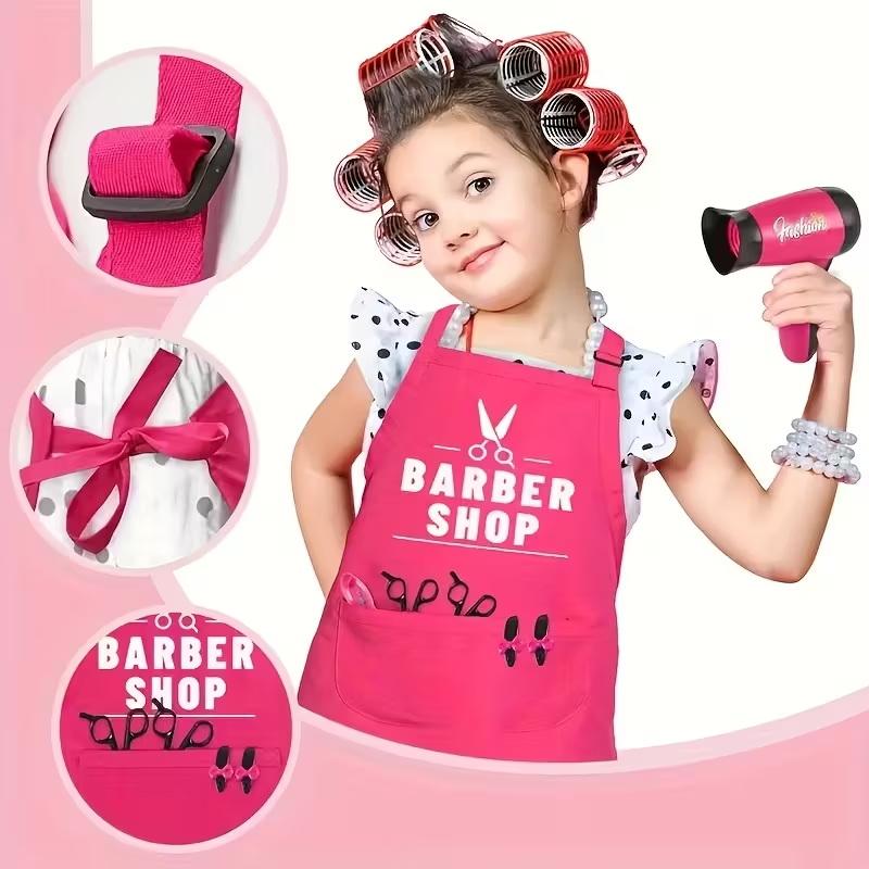 17Pcs Girls Beauty Salon Set Make Up Kit For Kid Pretend Play Toy Cosplay For Party Game Maquillage Juguetes Girls Birthday Gift