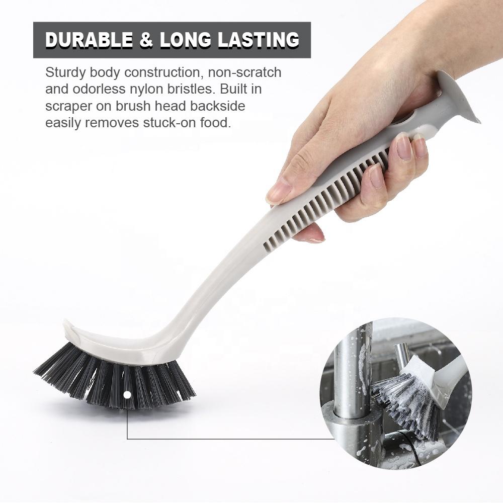 Kitchen Tool Cleaning Brush Household Bath Cleaning Product Brushes Long Handle With Suction Cup