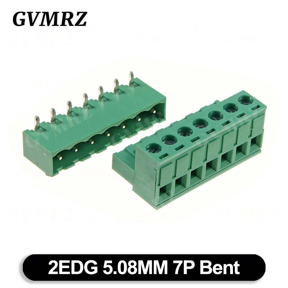 5Set/lot KF2EDGK Terminal Block Male Female 5.08 mm Plug-in Seal PCB Connector 2EDG PCB 2P 3P 4P 5P 6P 7P 8P 9P 10P 12P