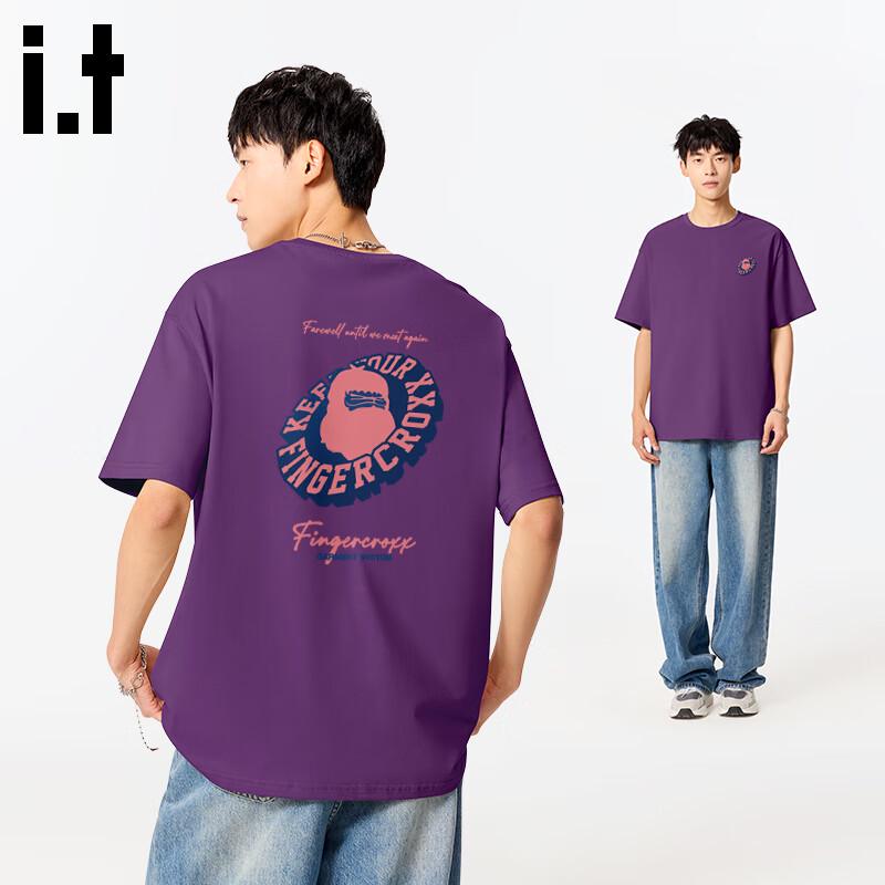 Fingercroxx Herren Schweres Reines Baumwoll Kurzarm T-Shirt