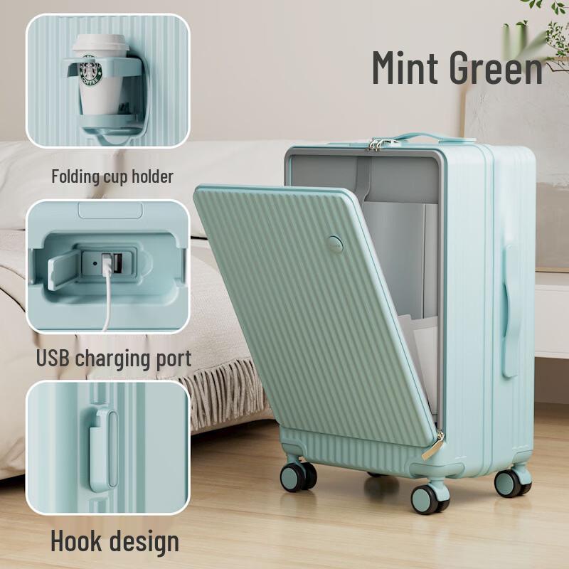 Lishin Multifunctional Front-Opening Luggage
