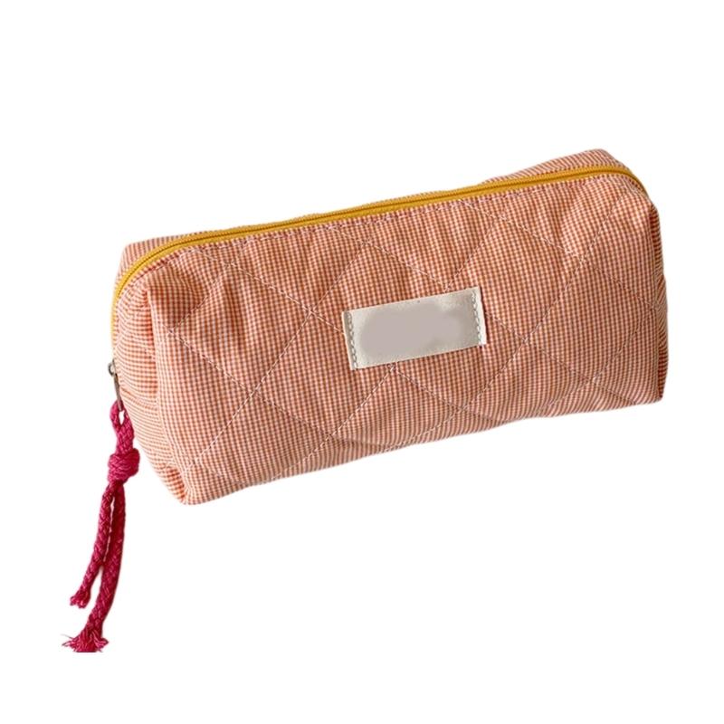 Pencil Case 7.5x3.5x2.4In for Student Girl Women Large Pen Bag Zippered Pen Pouches Travel Cosmetic Storage Bag