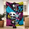 The Nightmare Before Christmas Print Blanket - Soft & Comfortable, for Bedroom, Travel, Sofa, Home Decoration - Birthday Christmas Gift for Friend