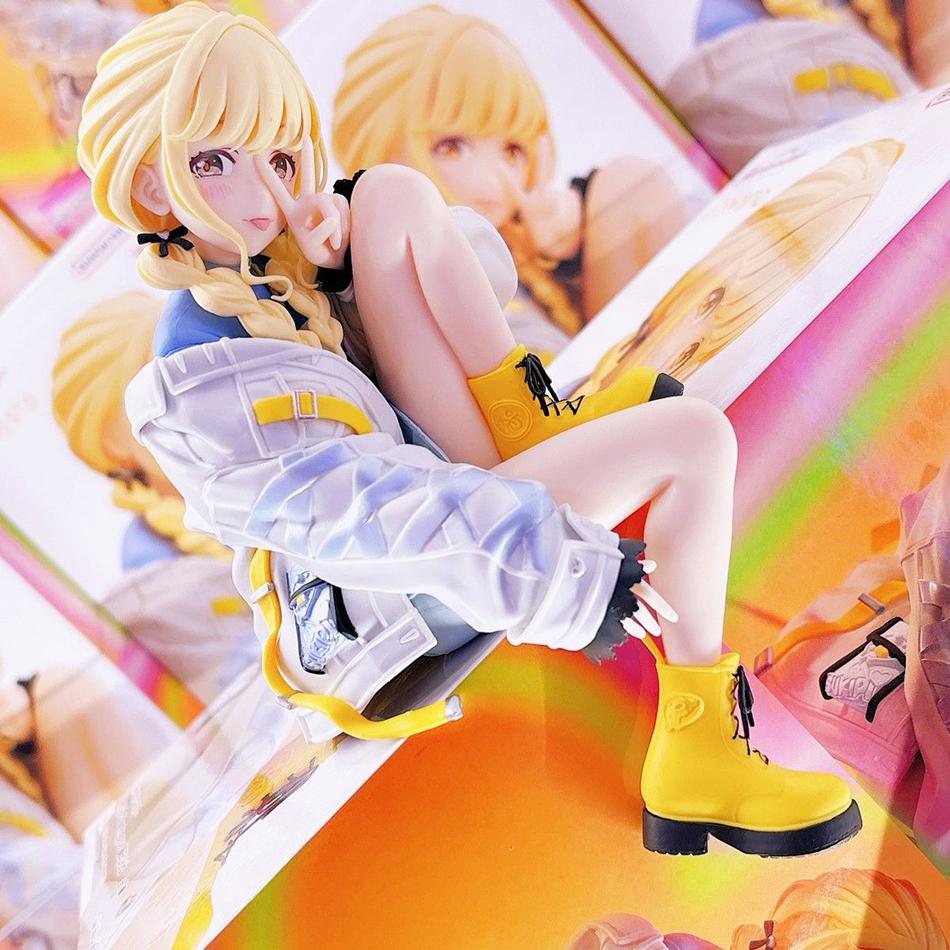 17cm Kotone Fujita Anime Adorable And Beautiful Girl Figure School Idol Master Collectable Desktop Decor Figure Toy Kid Birthday Present