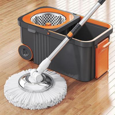 Spinmop Set met 6 Herbruikbare Verdikte Dweilkoppen Microvezel Dweilkoppen 360