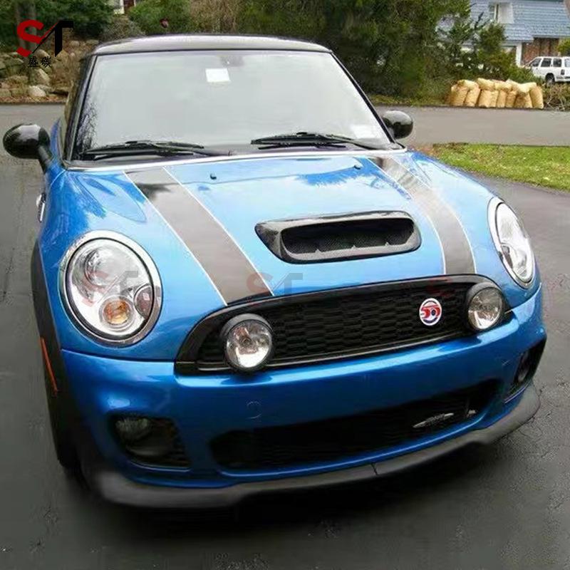 BMW Mini Cooper S R53 Carbon Fiber Hood Vent Intake Ventilation Modification