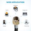 High Pressure Propane Adjustable Regulator with Hose for Cylinder Conversion Pressure Gas BBQ Grill Tanks Cooker Heaters