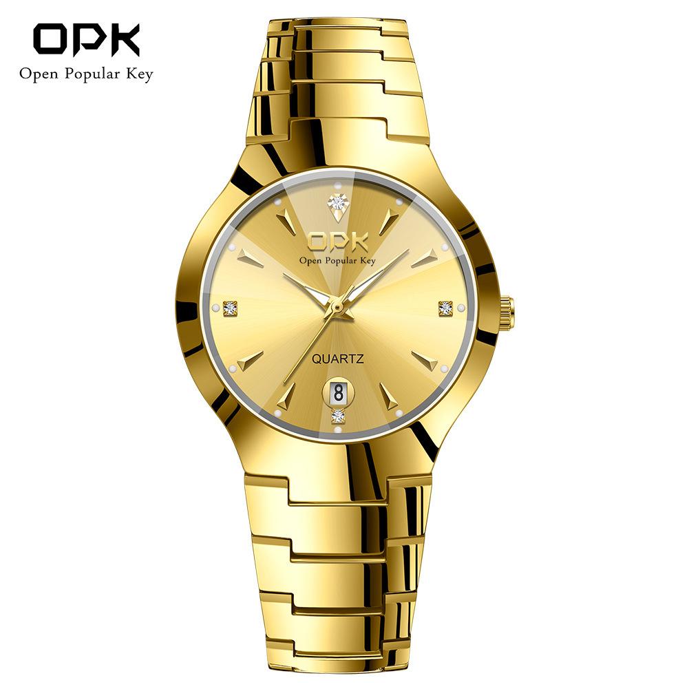 OPK Brand Watch with Calendar Quartz Watch Men's Watch Men's Watch