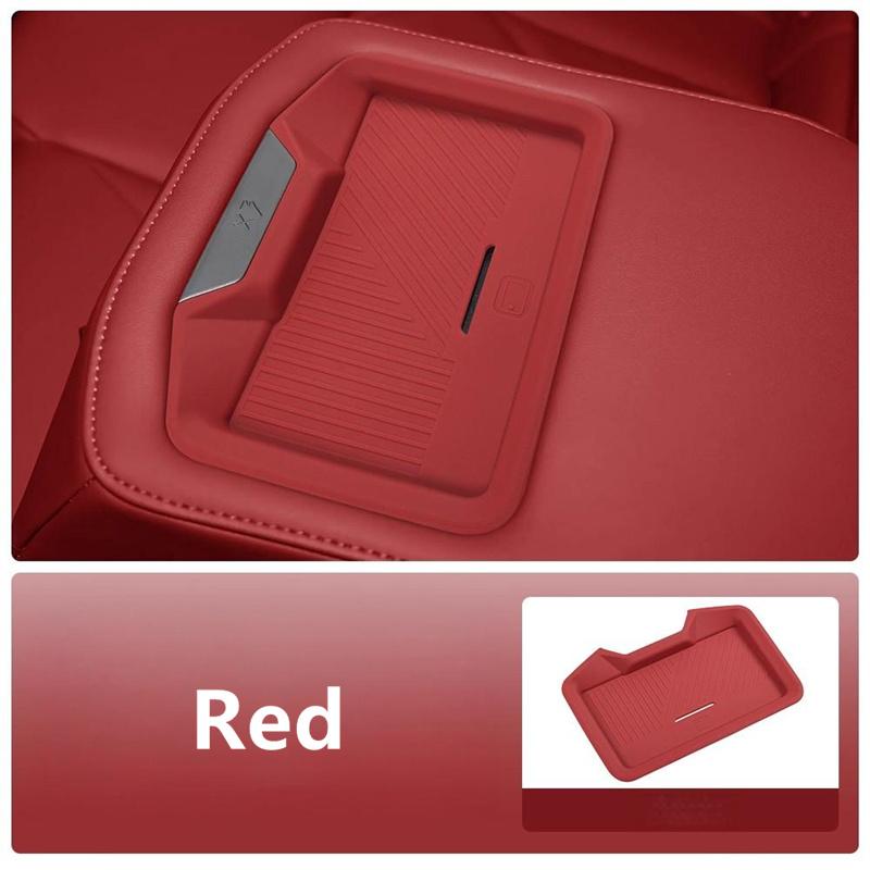 For BMW X3 G45 2025-2026 Rear Seat Wireless Charging Silicone Mat, Anti-slip Dustproof Protective Pad Car Interior Accessories