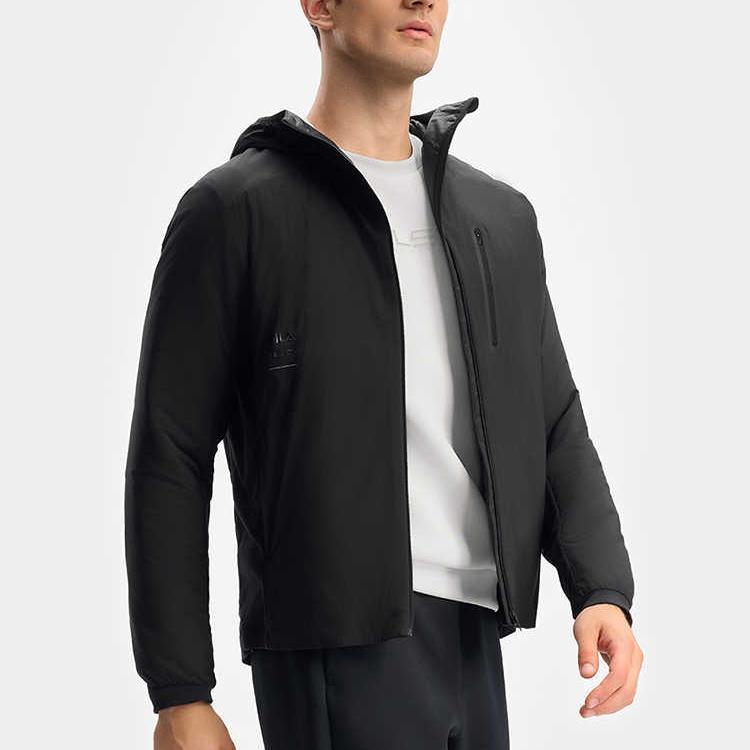 New FILA Puffer Jacket Men's Pitch Black A11M441925FBK