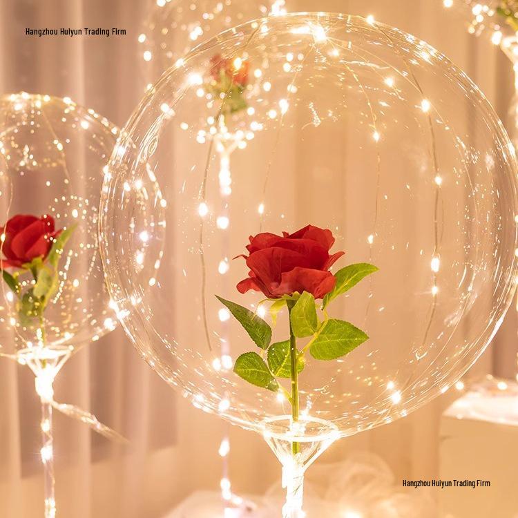 Romantisches Ballon-Deko-Set für Geburtstag oder Heiratsantrag