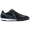Nike Tiempo Streetgato IC Low Black Ice Blue Unisex Sneakers Obsidian HQ7017-046