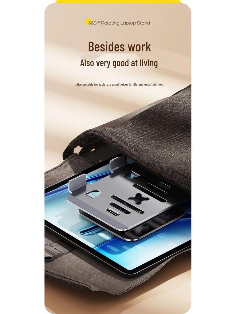 Kezhan Adjustable Laptop/Tablet Stand - Perfect for iPads, Streaming, and Viewing.