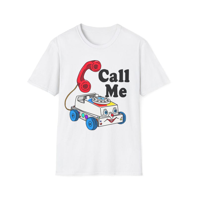 Retro Toy Phone T-Shirt – 80s Childhood “Call Me” Tee 120